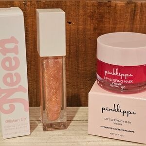 Lip Bundle: Neen Glisten Up Creamy Lip Gloss and Pinklipps Lip Sleeping Mask